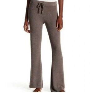NWOT Barefoot Dreams Bamboo Chic Lite Pull On Wide Leg Lounge Pants Brown L / XL